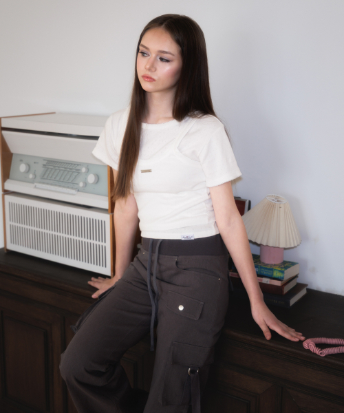 ROSEFRANTZ（ロゼフランツ）の「Soft Punching Lace T-shirt [Ivory]（Tシャツ/カットソー・レディース・アイボリー・OS）」の18枚目の写真