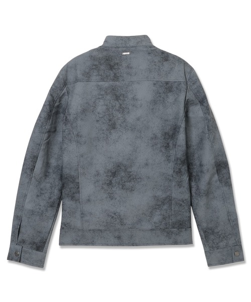 Guess（ゲス）の「PU Leather Biker Jacket ジャケット ライダース（ライダースジャケット・メンズ・チャコールグレー・X-LARGE/MEDIUM/SMALL）」の6枚目の写真