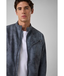 Guess（ゲス）の「PU Leather Biker Jacket ジャケット ライダース（ライダースジャケット）」
