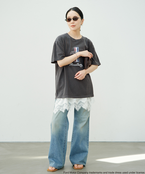 plage(プラージュ)の「FORD MUSTANG TEE(Tシャツ/カットソー・レディース・ブラック・FREE)」の3枚目の写真