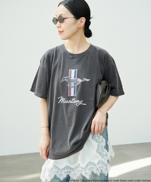 plage(プラージュ)の「FORD MUSTANG TEE(Tシャツ/カットソー・レディース・ブラック・FREE)」の6枚目の写真