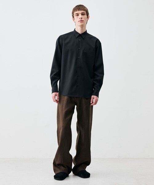 EDITION(エディション)の「リネンパンツ(その他パンツ・メンズ・ブラック/ダークブラウン・S/M/L)」の3枚目の写真