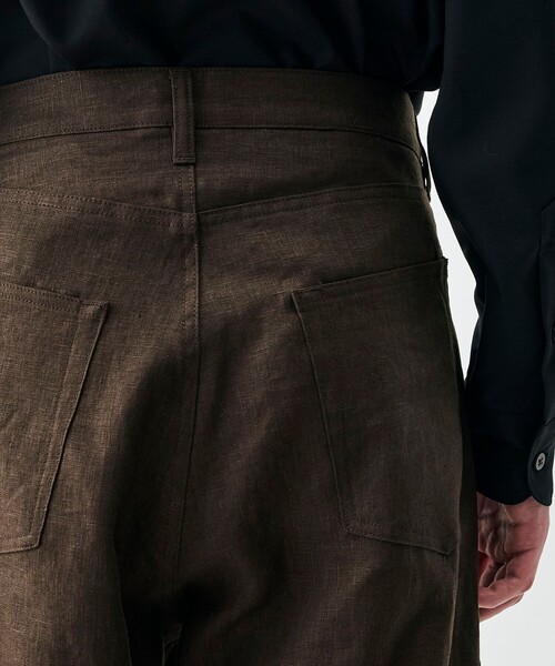 EDITION(エディション)の「リネンパンツ(その他パンツ・メンズ・ブラック/ダークブラウン・S/M/L)」の8枚目の写真