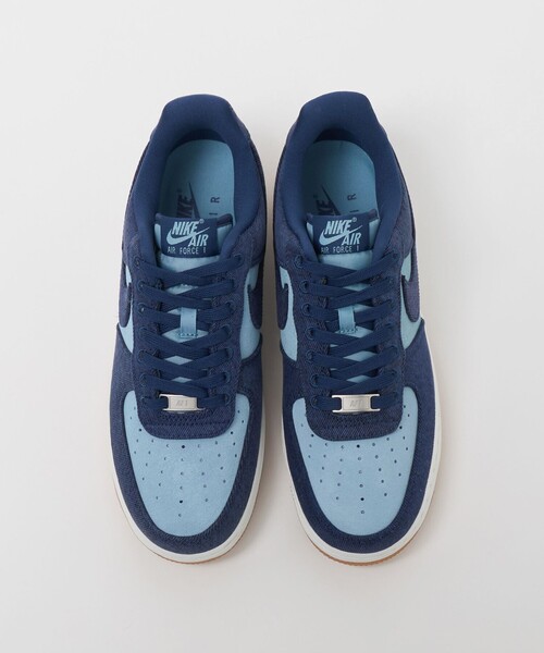 NIKE(ナイキ)の「<NIKE>エアフォース1 07 LV8 デニム スニーカー(スニーカー・メンズ・ブラック/ネイビー・26.5cm/27cm/27.5cm/28cm/26cm)」の6枚目の写真