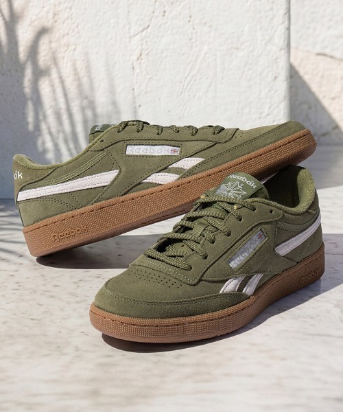 Reebok(リーボック)の「クラブシー リベンジ ヴィンテージ / CLUB C REVENGE VINTAGE(スニーカー・メンズ・ブラウン/グリーン・22.5cm/23.0cm/23.5cm/24.5cm/24.0cm/25.0cm/25.5cm/26.0cm/26.5cm/27.0cm/27.5cm/28.0cm/28.5cm/29.0cm/30.0cm/31cm)」の11枚目の写真