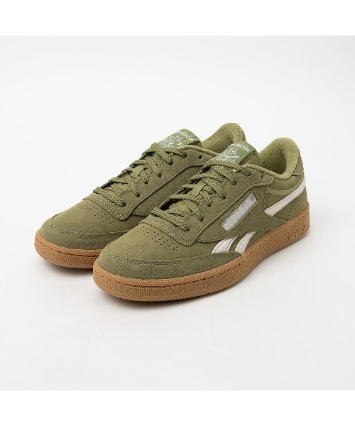 Reebok(リーボック)の「クラブシー リベンジ ヴィンテージ / CLUB C REVENGE VINTAGE(スニーカー・メンズ・ブラウン/グリーン・22.5cm/23.0cm/23.5cm/24.5cm/24.0cm/25.0cm/25.5cm/26.0cm/26.5cm/27.0cm/27.5cm/28.0cm/28.5cm/29.0cm/30.0cm/31cm)」の20枚目の写真