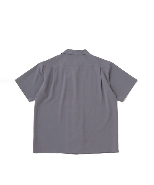 JUNRED(ジュンレッド)の「リネンライクハーフスリーブシャツ/セットアップ対応(シャツ/ブラウス・メンズ・ブラック/グレー/ブラウン/オフホワイト・L/LL/M/S)」の5枚目の写真