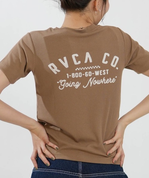 RVCA(ルーカ)の「RVCA/ルーカ 半袖 Tシャツ BG04C217(Tシャツ/カットソー・レディース・ネイビー/ブラック/ブラウン・S/M)」の2枚目の写真