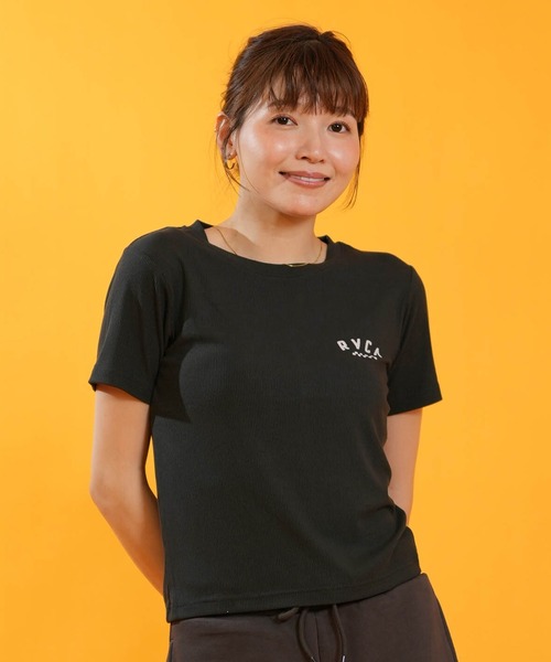 RVCA(ルーカ)の「RVCA/ルーカ 半袖 Tシャツ BG04C217(Tシャツ/カットソー・レディース・ネイビー/ブラック/ブラウン・S/M)」の5枚目の写真