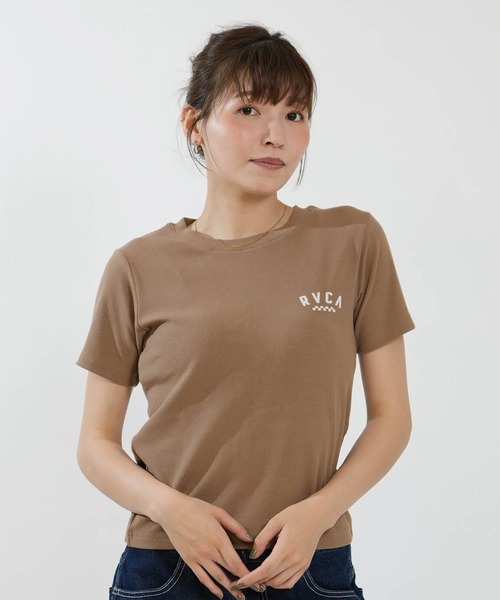 RVCA(ルーカ)の「RVCA/ルーカ 半袖 Tシャツ BG04C217(Tシャツ/カットソー・レディース・ネイビー/ブラック/ブラウン・S/M)」の11枚目の写真