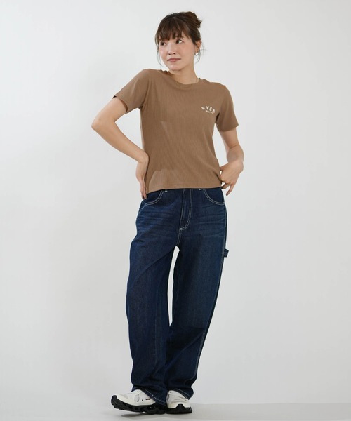 RVCA(ルーカ)の「RVCA/ルーカ 半袖 Tシャツ BG04C217(Tシャツ/カットソー・レディース・ネイビー/ブラック/ブラウン・S/M)」の13枚目の写真