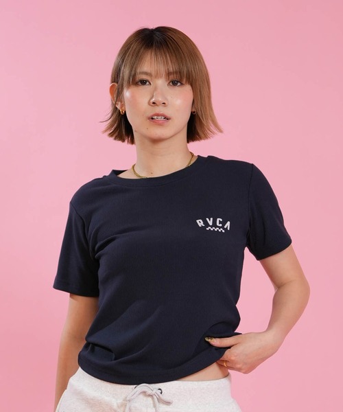 RVCA(ルーカ)の「RVCA/ルーカ 半袖 Tシャツ BG04C217(Tシャツ/カットソー・レディース・ネイビー/ブラック/ブラウン・S/M)」の17枚目の写真