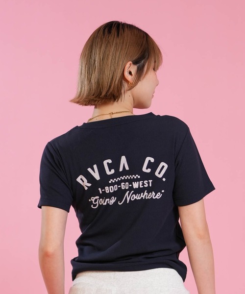RVCA(ルーカ)の「RVCA/ルーカ 半袖 Tシャツ BG04C217(Tシャツ/カットソー・レディース・ネイビー/ブラック/ブラウン・S/M)」の18枚目の写真