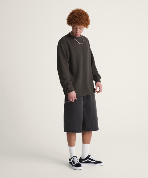 チェック5 バギー デニムショーツ / Check-5 Baggy Denim Short Wash