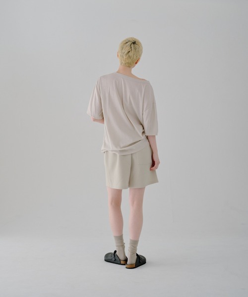 lit(リット)の「Sweat Short Pants(スウェットパンツ・レディース・ブラック/サンドベージュ・FREE)」の14枚目の写真