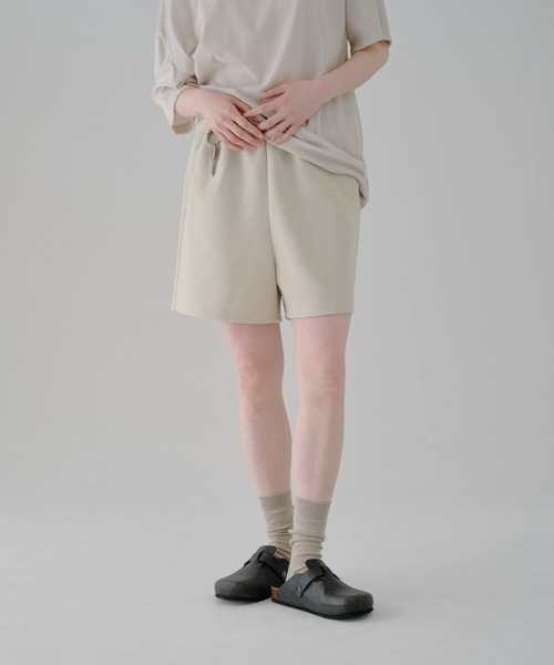 lit(リット)の「Sweat Short Pants(スウェットパンツ・レディース・ブラック/サンドベージュ・FREE)」の18枚目の写真