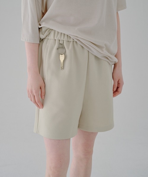 lit(リット)の「Sweat Short Pants(スウェットパンツ・レディース・ブラック/サンドベージュ・FREE)」の19枚目の写真