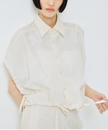 UJOH（ウジョー）の「【UJOH/ウジョー】《STUDIOUS別注》 FLOWER LACE GATHER SLEEVE SHIRT/フラワーレースギャザースリーブシャツ（シャツ/ブラウス）」