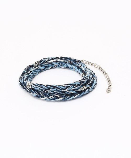 GLOBAL WORK（グローバルワーク）の「【MADE IN JAPAN】ロープネックレス/709968（ネックレス・メンズ・その他/レッド/ネイビー/ベージュ・FREE）」の3枚目の写真