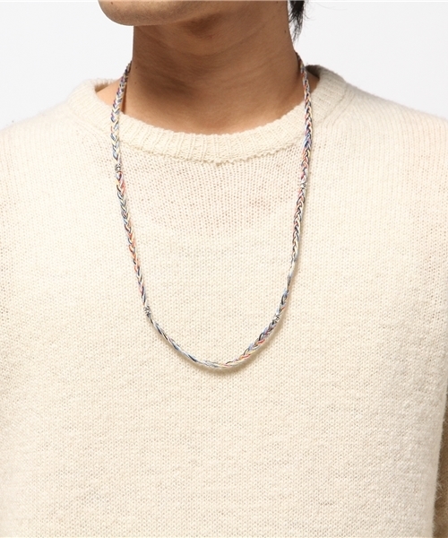 GLOBAL WORK（グローバルワーク）の「【MADE IN JAPAN】ロープネックレス/709968（ネックレス・メンズ・その他/レッド/ネイビー/ベージュ・FREE）」の7枚目の写真