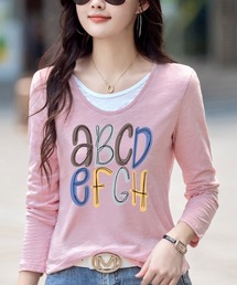 ロゴプリント ロングスリーブTシャツ