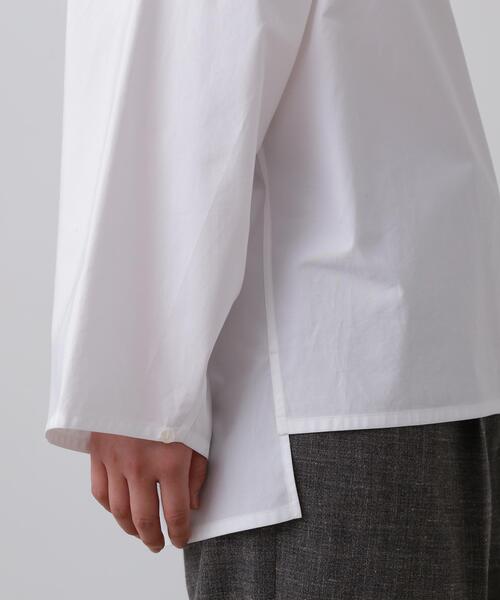 YLEVE(イレーヴ)の「YLEVE / FINX COTTON WEATHER PULL OVER SHIRT(シャツ/ブラウス・レディース・ホワイト/ブラック/カーキ・1)」の10枚目の写真