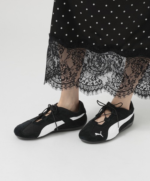 PUMA(プーマ)の「【PUMA(プーマ)】SPEED CAT GO(スニーカー・レディース・レッド/ブラック・LARGE/MEDIUM)」の2枚目の写真
