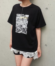 【INGNI　SOELA】フラワーフォトTシャツ／WEB限定