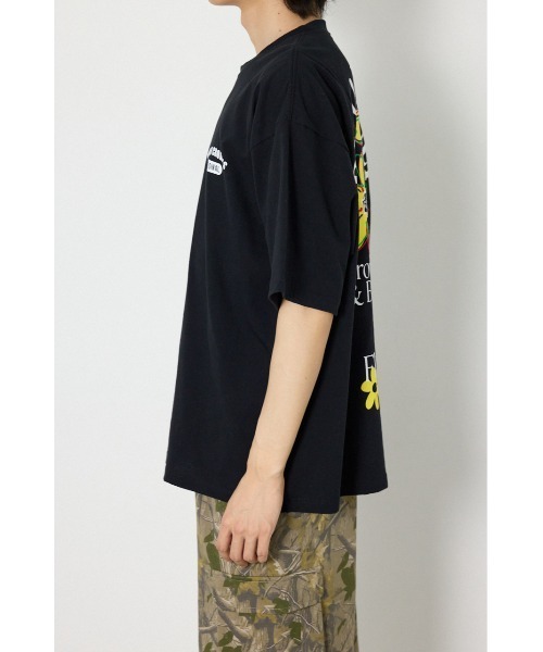 RODEO CROWNS WIDE BOWL(ロデオクラウンズワイドボウル)の「ARTフラワーTシャツ(Tシャツ/カットソー・メンズ・ブラック/ダークブルー/ホワイト・LARGE/MEDIUM)」の12枚目の写真