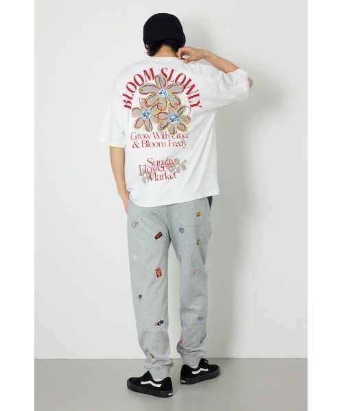 RODEO CROWNS WIDE BOWL(ロデオクラウンズワイドボウル)の「ARTフラワーTシャツ(Tシャツ/カットソー・メンズ・ブラック/ダークブルー/ホワイト・LARGE/MEDIUM)」の16枚目の写真