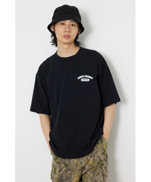 RODEO CROWNS WIDE BOWL(ロデオクラウンズワイドボウル)の「ARTフラワーTシャツ(Tシャツ/カットソー・メンズ・ブラック/ダークブルー/ホワイト・LARGE/MEDIUM)」の14枚目の写真