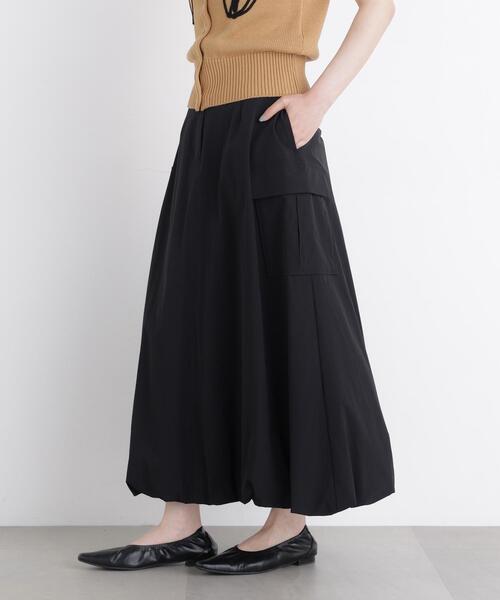 N.(N. Natural Beauty Basic)(エヌエヌナチュラルビューティーベーシック)の「カーゴバルーンスカート(スカート・レディース・ベージュ/ブラック・P/S/MEDIUM)」の21枚目の写真