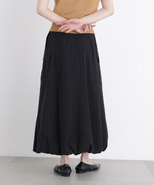 N.(N. Natural Beauty Basic)(エヌエヌナチュラルビューティーベーシック)の「カーゴバルーンスカート(スカート・レディース・ベージュ/ブラック・P/S/MEDIUM)」の22枚目の写真