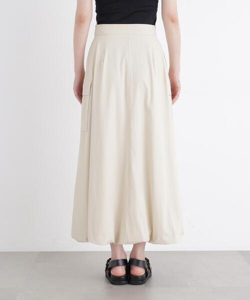N.(N. Natural Beauty Basic)(エヌエヌナチュラルビューティーベーシック)の「カーゴバルーンスカート(スカート・レディース・ベージュ/ブラック・P/S/MEDIUM)」の15枚目の写真