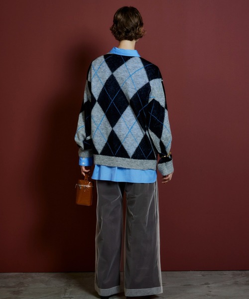 MAISON SPECIAL（メゾンスペシャル）の「【2026Autumn PRE-ORDER】Tulle Side Line Jersey Pants/チュールサイドラインジャージパンツ（その他パンツ・レディース・ブラウン/グリーン/レッド・38/36）」の11枚目の写真