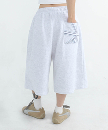 ロンドンポケットバミューダパンツバックメランジ