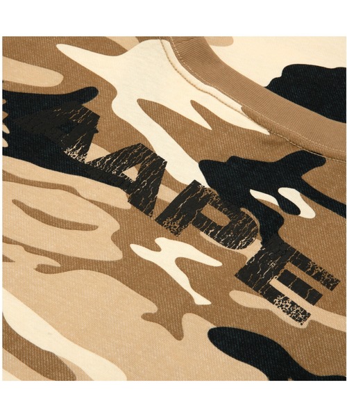 AAPE BY A BATHING APE（エーエイプバイアベイシングエイプ）の「AAPE TEE(Camouflage)（Tシャツ/カットソー・メンズ・ベージュ系その他/グレー系その他・LARGE/MEDIUM/SMALL/X-LARGE）」の4枚目の写真