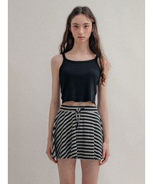 Rib Crop Sleeveless_Black