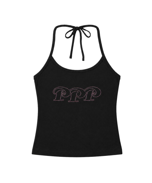 PAGESIISII(ページシシ)の「PPP ホットフィックスポイントホルターネックスリーブレスネイビー(Tシャツ/カットソー・レディース・その他・MEDIUM)」の2枚目の写真