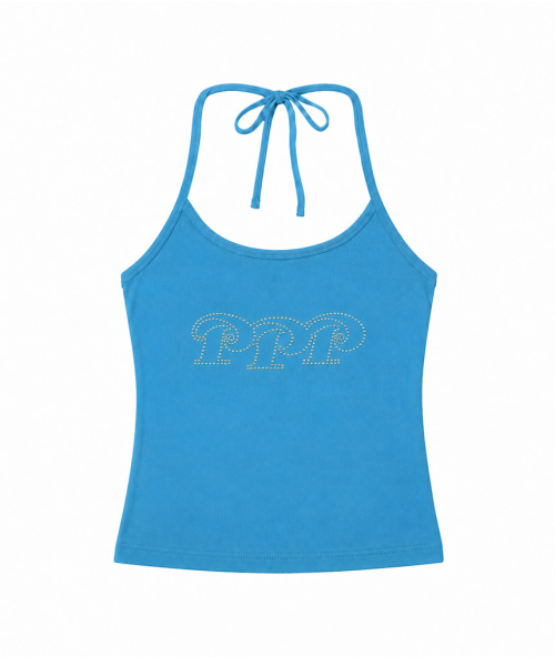 PAGESIISII(ページシシ)の「PPP ホットフィックスポイントホルターネックスリーブレスネイビー(Tシャツ/カットソー・レディース・その他・MEDIUM)」の3枚目の写真