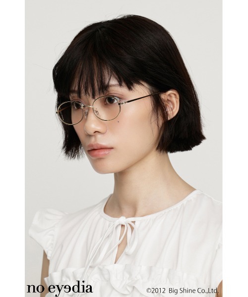 SLY(スライ)の「【noeyedia】METAL EYEWEAR ノーアイディアメタルアイウェア 秋服 冬服(メガネ・レディース・ゴールド/シルバー・FREE)」の2枚目の写真