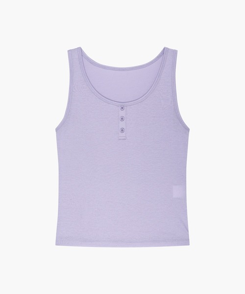 MARITHE + FRANCOIS GIRBAUD(マリテフランソワジルボー)の「W LAYERED SLEEVELESS(Tシャツ/カットソー・レディース・ヘザーグレー/Black/ラベンダー・MEDIUM/SMALL)」の21枚目の写真