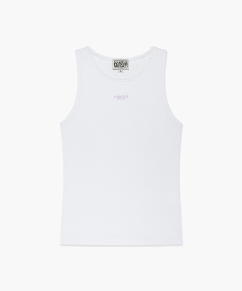 MARITHE + FRANCOIS GIRBAUD(マリテフランソワジルボー)の「W LAYERED SLEEVELESS(Tシャツ/カットソー・レディース・ヘザーグレー/Black/ラベンダー・MEDIUM/SMALL)」の22枚目の写真