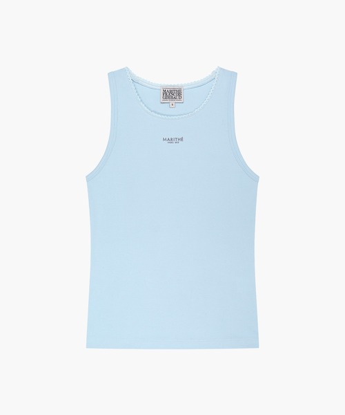 MARITHE + FRANCOIS GIRBAUD(マリテフランソワジルボー)の「W LAYERED SLEEVELESS(Tシャツ/カットソー・レディース・ヘザーグレー/Black/ラベンダー・MEDIUM/SMALL)」の11枚目の写真