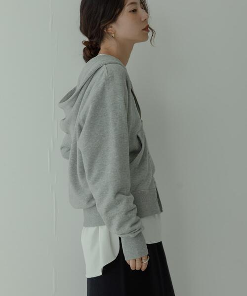 URBAN RESEARCH Sonny Label(アーバンリサーチサニーレーベル)の「カットジョーゼットプルオーバー(Tシャツ/カットソー・レディース・オフホワイト/グレー系その他/ブラック・FREE)」の8枚目の写真