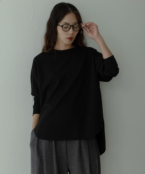 URBAN RESEARCH Sonny Label(アーバンリサーチサニーレーベル)の「カットジョーゼットプルオーバー(Tシャツ/カットソー・レディース・オフホワイト/グレー系その他/ブラック・FREE)」の13枚目の写真