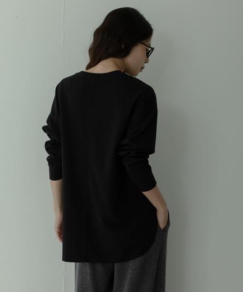 URBAN RESEARCH Sonny Label(アーバンリサーチサニーレーベル)の「カットジョーゼットプルオーバー(Tシャツ/カットソー・レディース・オフホワイト/グレー系その他/ブラック・FREE)」の15枚目の写真