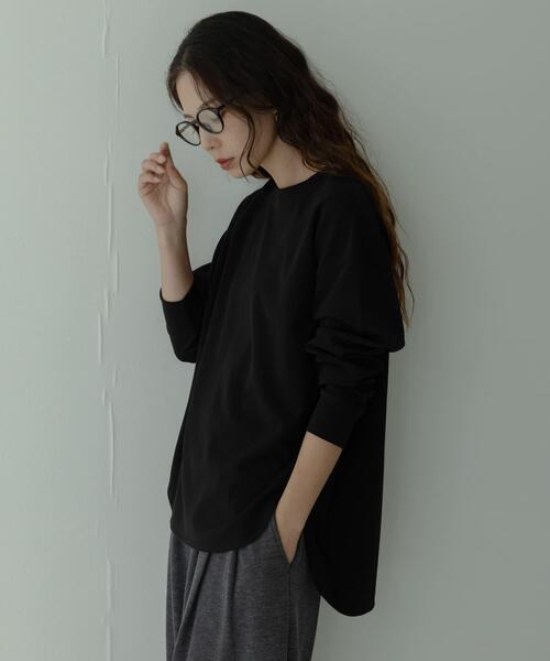 URBAN RESEARCH Sonny Label(アーバンリサーチサニーレーベル)の「カットジョーゼットプルオーバー(Tシャツ/カットソー・レディース・オフホワイト/グレー系その他/ブラック・FREE)」の16枚目の写真