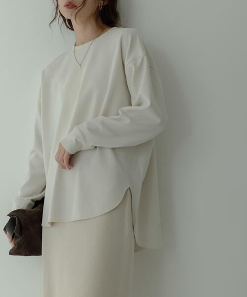 URBAN RESEARCH Sonny Label(アーバンリサーチサニーレーベル)の「カットジョーゼットプルオーバー(Tシャツ/カットソー・レディース・オフホワイト/グレー系その他/ブラック・FREE)」の22枚目の写真