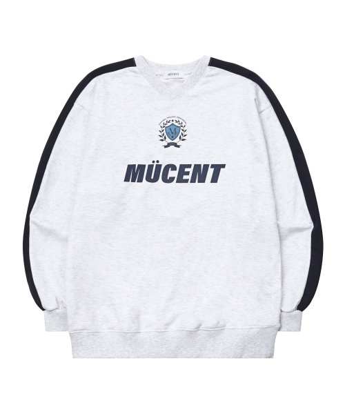 MUCENT(ムセント)の「サッカーユニフォーム フットボール スポーティ スウェット(ネイビー、グレー)(スウェット・レディース・グレー/ネイビー・FREE)」の6枚目の写真